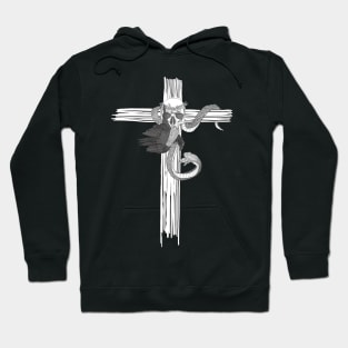 Viper Cool cross swag tattoo artist fit Raven Hoodie